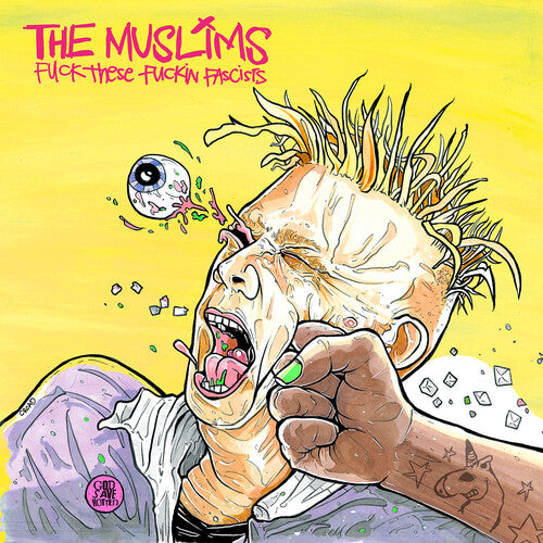 The Muslims - Fuck These Fuckin Facists LP Vinyl (Indie Exclusive Problematic Punk Pink) LP Vinyl