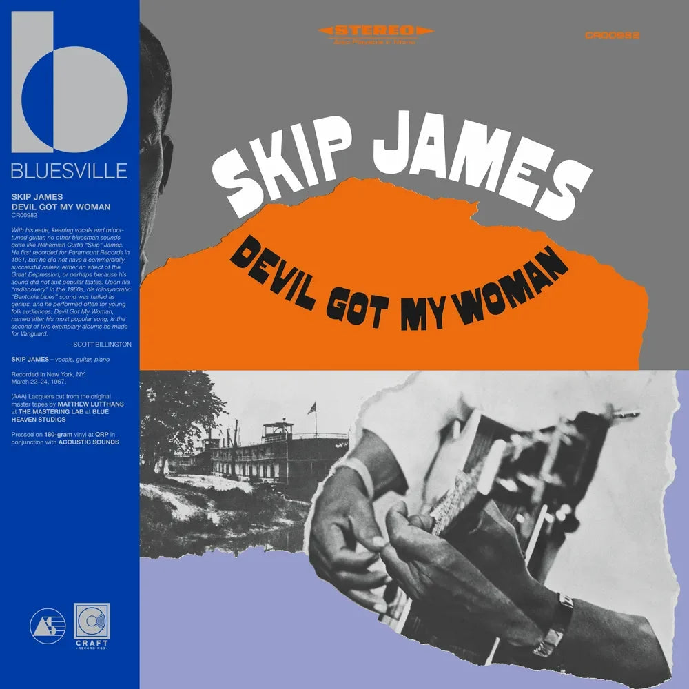 VINYLSkip James - Devil Got My Woman - 2026 Bluesville LP (180g with tip-on jacket + obi)
