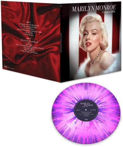 Marilyn Monroe - Greatest Hits - Pink/purple Splatter LP (Colored Vinyl, Splatter, Pink, Purple, Gatefold Lp Jacket)