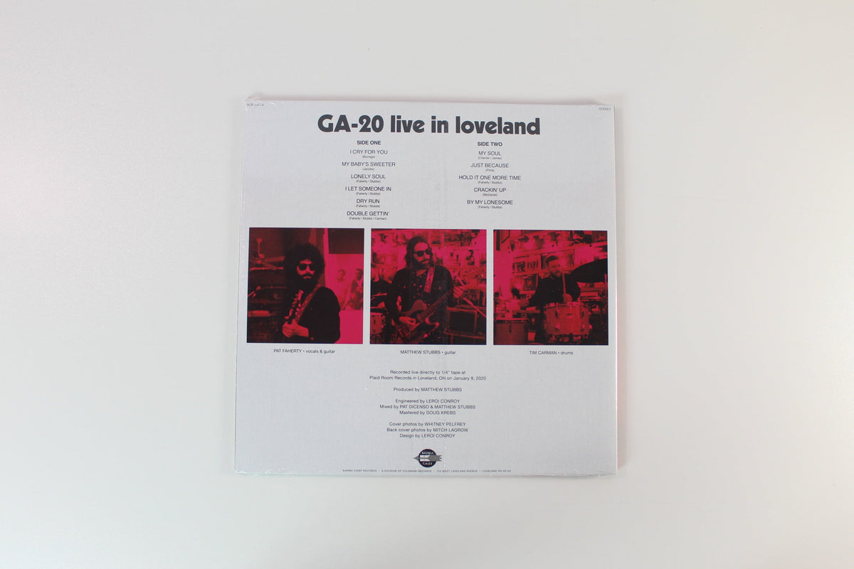 vinylGA-20 - Live In Loveland on Karma Chief Records - Sealed