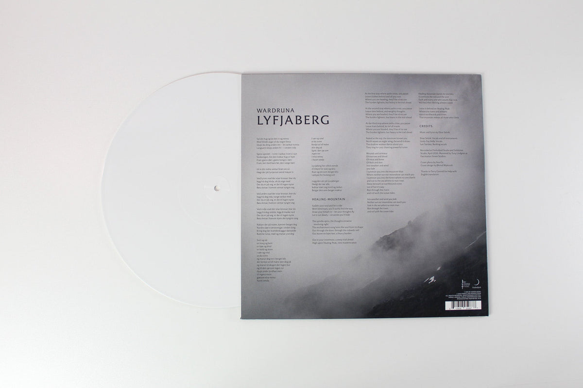 Wardruna - Lyfjaberg on By Norse Music Ltd 45 RPM Single Sided White Vinyl 12" Single