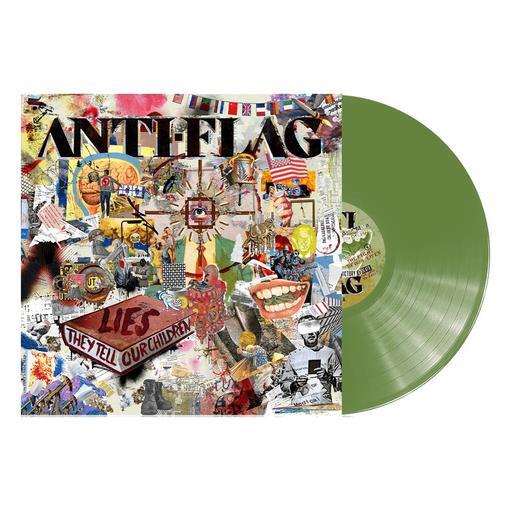 Anti Flag - LIES THEY TELL OUR CHILDREN LP Vinyl (Olive Green Vinyl)