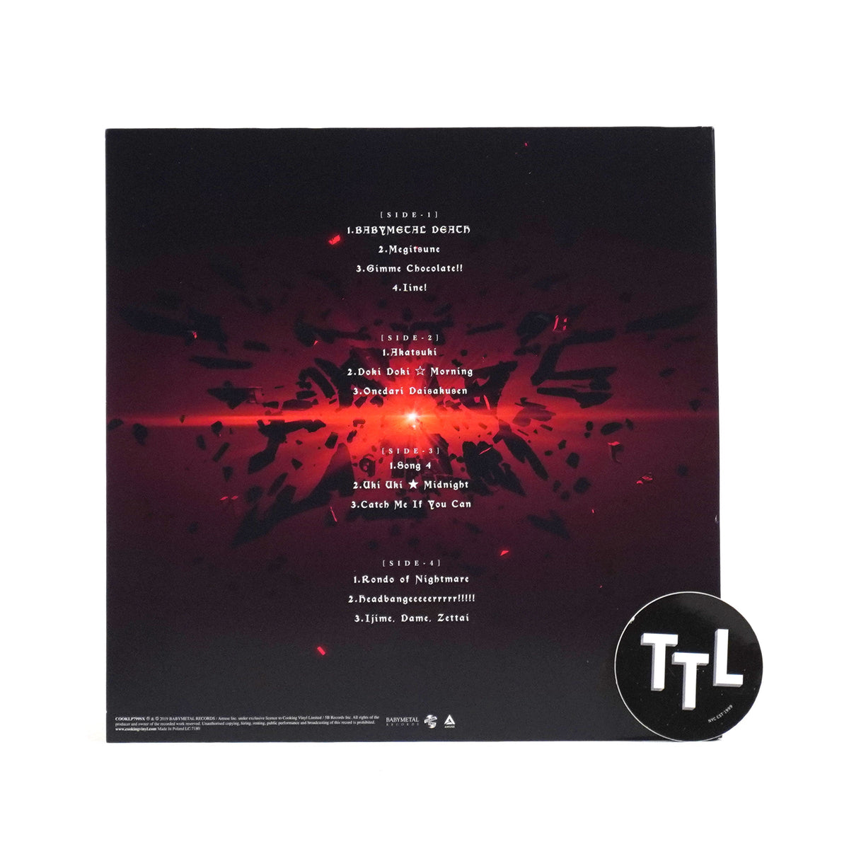 Babymetal: Babymetal (Colored Vinyl) Vinyl 2LP