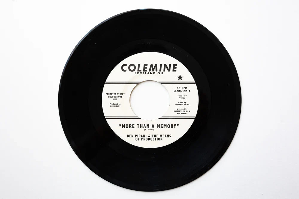 Ben Pirani - More Than A Memory [7"]