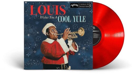 Louis Armstrong - Louis Wishes You A Cool Yule LP (Red Colored Vinyl, United Kingdom)