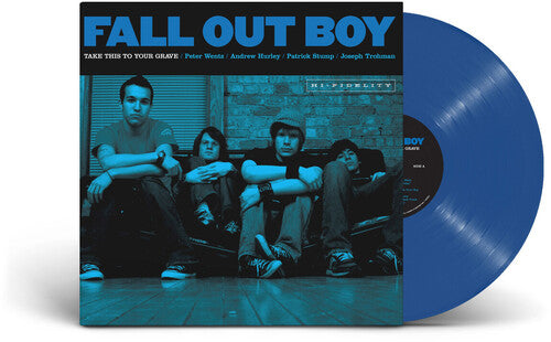 Fall Out Boy - Take This To Your Grave LP Vinyl (Blue Colored Vinyl, Anniversary Edition)