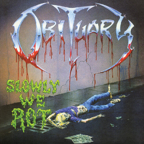Obituary - Slowly We Rot LP (Blue & Red Colored Vinyl, Bonus Tracks, Expanded Version)