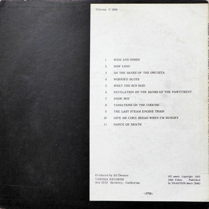 VINYLJohn Fahey - Vol 3 / Dance Of Death & Other Plantation Favorites (LP) (Very Good (VG)) USED