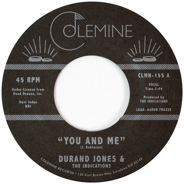 Durand Jones & The Indications - You & Me / Put A Smile On Your Face [7"]