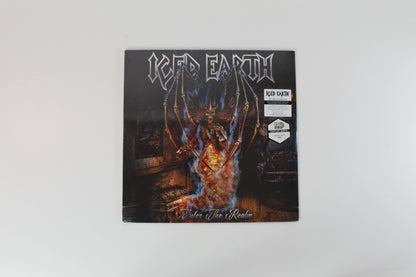 Iced Earth - Enter The Realm on Century Media – Limited Edition – Single Sided – Etched – Red Vinyl – Reissue – Sealed