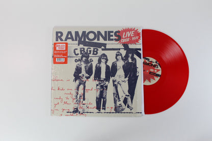 Ramones - Live (CBGB • 1977) on Rhino Records - Red Translucent Vinyl - Record Store Day