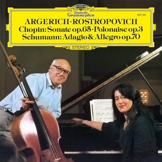 [DAMAGED] Martha Argeric & Mstislav Rostropowitsch - Chopin: Sonate Op. 65; Schumann, Adagio [Original Source Series]