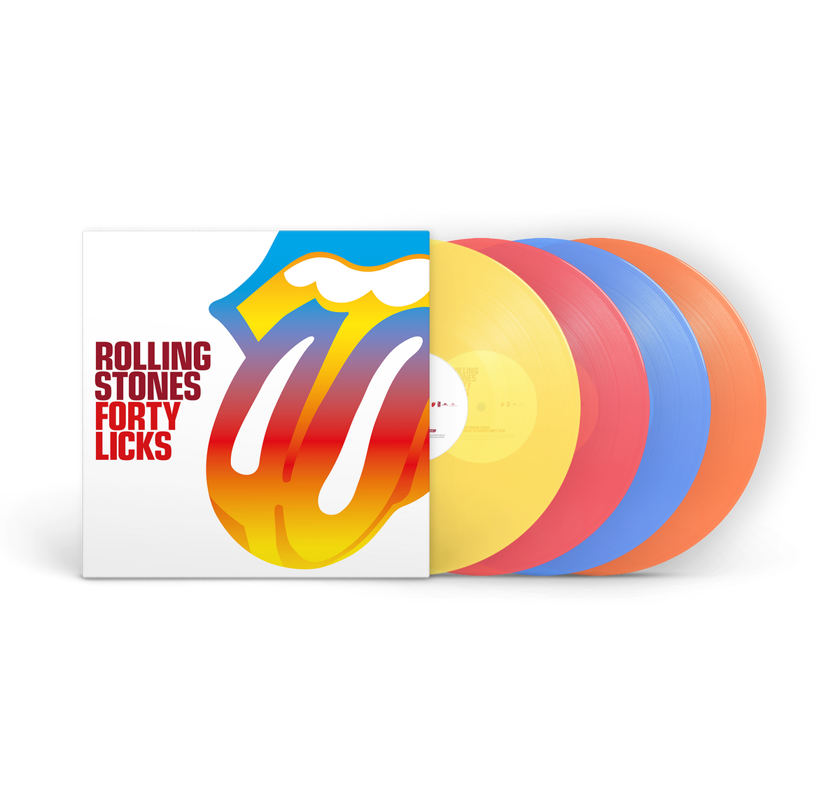 [DAMAGED] The Rolling Stones - Forty Licks [Transparent Multicolor Vinyl]