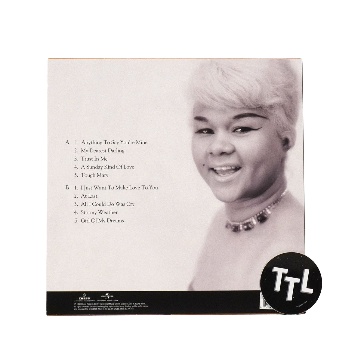 Etta James: At Last (Colored Vinyl)