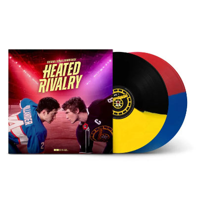 Heated Rivalry (Soundtrack)(Montreal vs Boston Blue/Red & Black/Yellow Split Coloured 2LP Vinyl)
