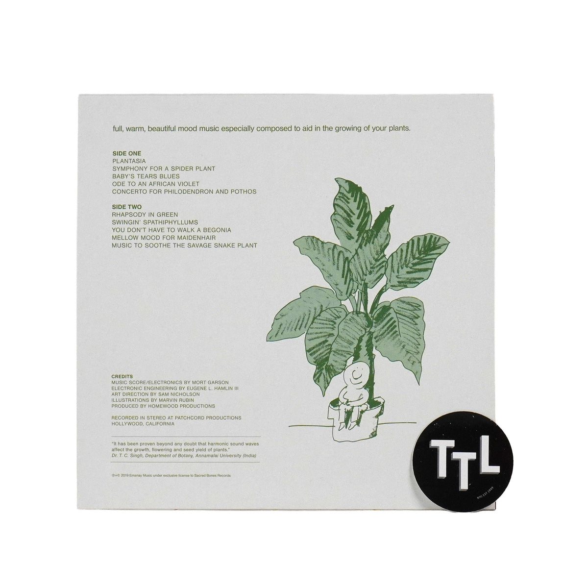 Mort Garson: Mother Earth's Plantasia - 50th Anniversary Edition (Eco Colored Vinyl) (Vinyl LP)