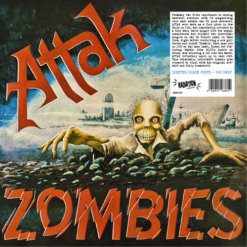 Attak - Zombies LP Vinyl (Limited Color Vinyl - 500 Copies)