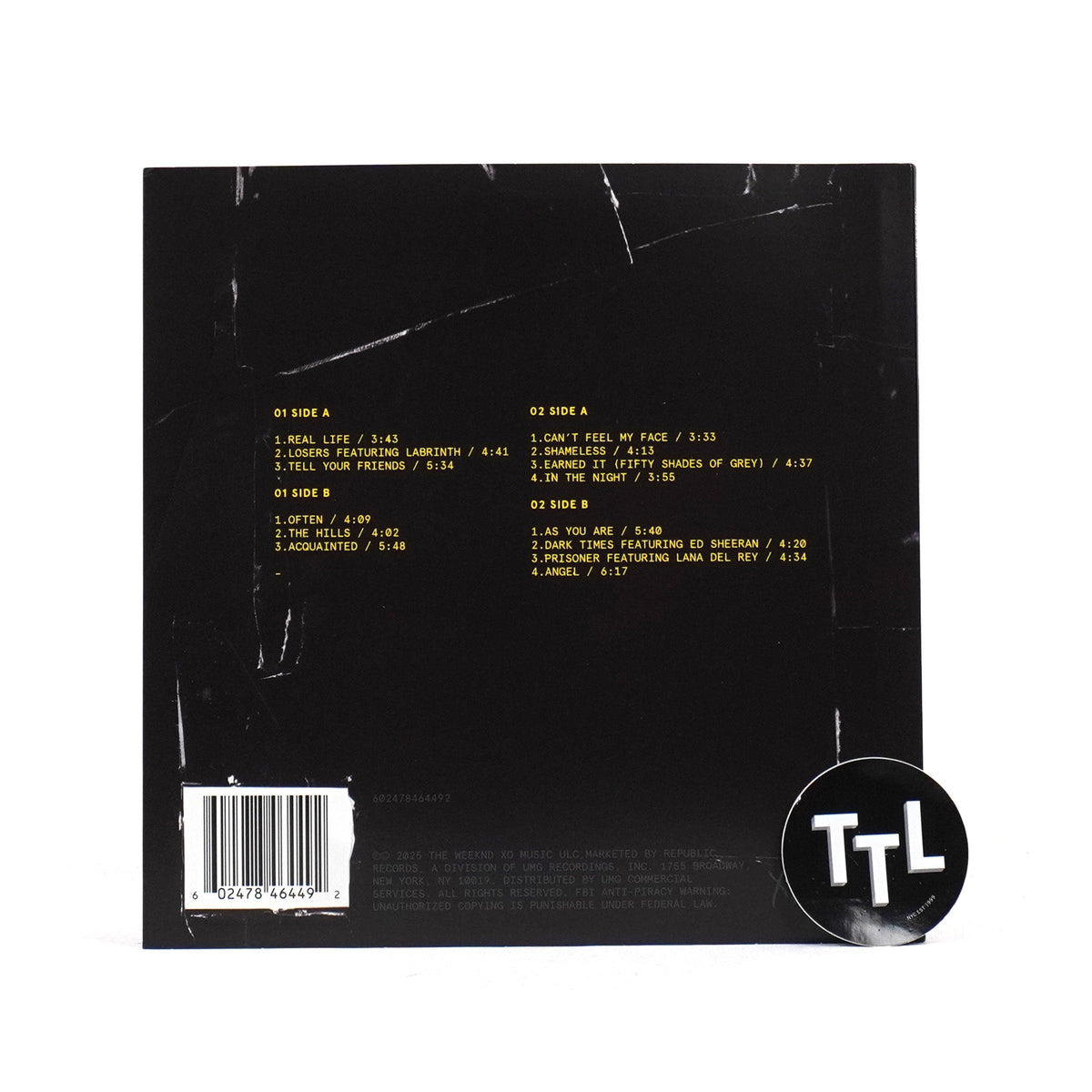The Weeknd: Beauty Behind The Madness - Decade Edition (Colored Vinyl) Vinyl 2LP